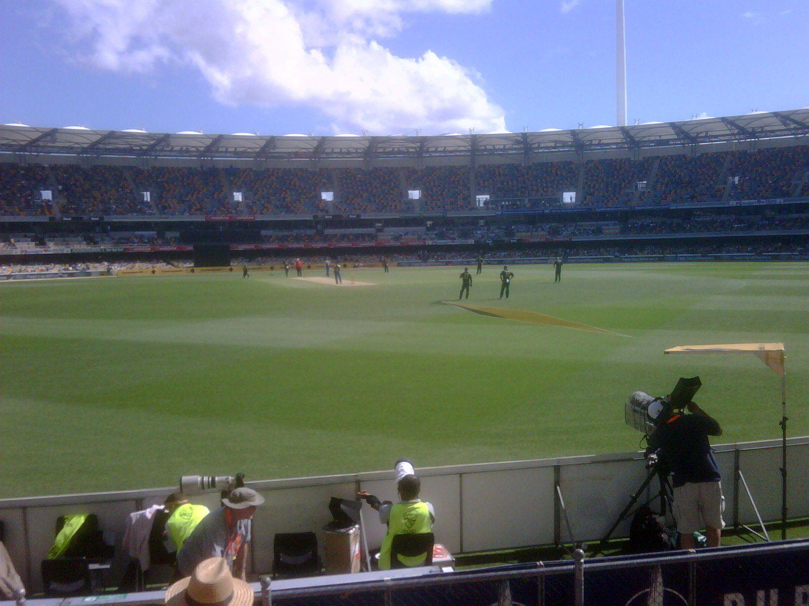 The Gabba cricket ground in Brisbane during a match