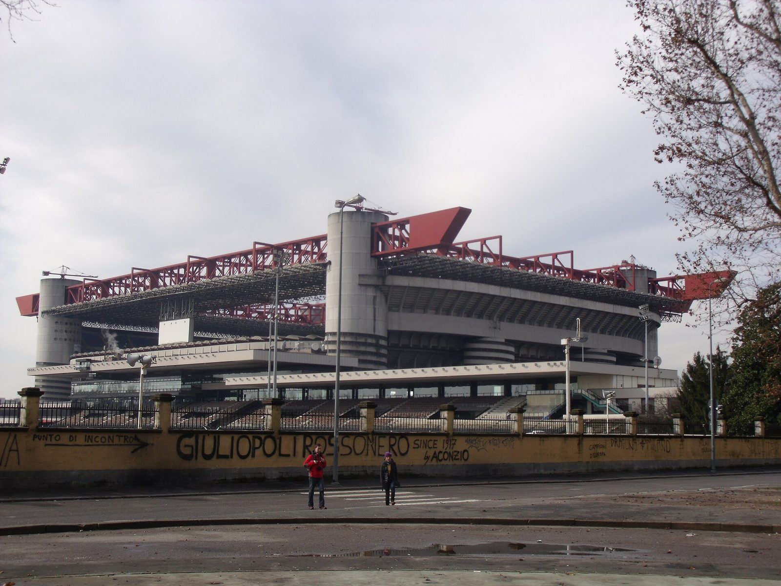 The San Siro stadium in Milan