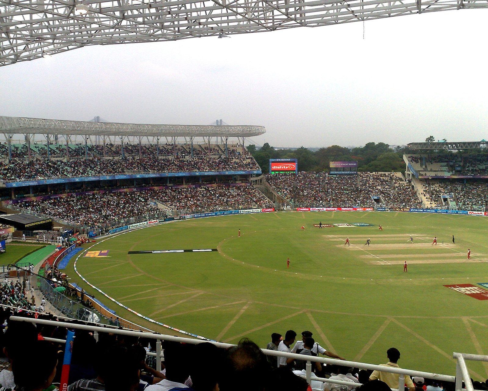 Eden Gardens cricket ground in Kolkata